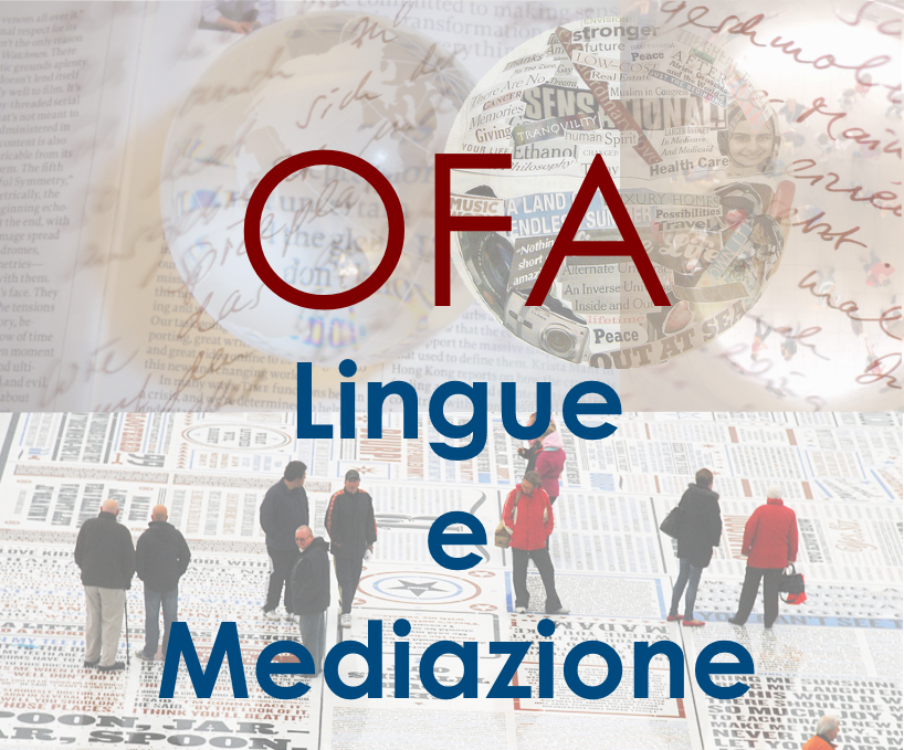 Corso: CORSO DI LAUREA TRIENNALE IN MEDIAZIONE LINGUISTICA E CULTURALE
